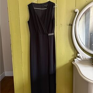 Connected Apparel Black Sleeveless Maxi Dress